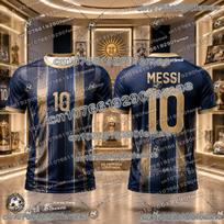 2026 Messi Futbolo Gerbėjų Atminimo Marškinėliai Greitai Džiūstantys Kvėpuojantys Laisvalaikio Sportiniai Futbolo Marškinėliai Trumpomis Rankovėmis Suaugusiems 2XL black