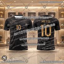 2026 Messi Futbolo Gerbėjų Atminimo Marškinėliai Greitai Džiūstantys Kvėpuojantys Laisvalaikio Sportiniai Futbolo Marškinėliai Trumpomis Rankovėmis Suaugusiems 4XL