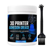 Thermal Bed Adhesive 3D Printer Adhesion Paste, Anti-Warping Excellent Filament Paste Grease, Reliable Bonding on Printing Surfaces 1pc white