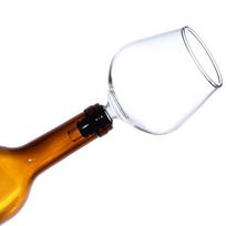 Creative Raudonojo vyno šampano taurė su silikoniniu sandarikliu 270 ml black