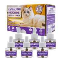 Gyvūnų raminantis difuzorius, 3 viename gyvūnų feromonai, raminantys feromonai gyvūnų stresui, nerimui, lojimui, 1 papildymas, 48ml kiekviename buteliuke
