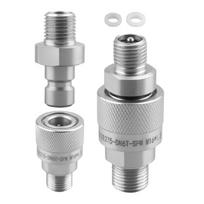 High Pressures Hydraulic Oil Pipe Quick Connector Hydraulic Connector Quickly Release Fitting For Small Excavators 1