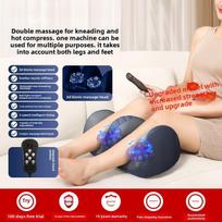 3D Shiatsu Foot Massager for Circulation Relax, Machine with Deep-Kneading Heat, Calf Massager,Ideal Gift for Mom Dad Friends AU mėlyna