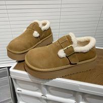 New bread shoes fluffy shoes lazy one pedal beanie shoes boken cotton ladyshoes cotton shoes women 39 kupranugaris