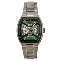 Bulova Maquina Nerūdijančio Plieno Žalias Skeletinis Ciferblatas Automatinis 98A321 Vyriškas Laikrodis žalia