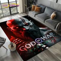 27 Stiliaus Kratos Karo Dievas Žaidimų Animacinis Kilimas Kilimas Svetainei Miegamajam Namų Sofos Dekoras, Vaikų Zonos Kilimas Neslystantis Grindų Kilimėlis 40x60cm( 15x23in ) gray