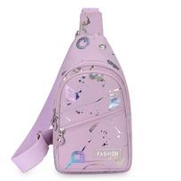Krepšys ant krūtinės, crossbody, maža sling kuprinė, sling krepšys moterims, kuprinė ant krūtinės, laisvalaikio kuprinė crossbody kelionėms, sportui, crossbody kuprinė violetinė