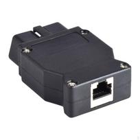 OBD2 connector cord, ENET Ethernet adapter, compatible with automotive F & G Series, 16pin plug, Black Plug gray