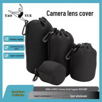 Waterproof Thickened Flocked Diving Material Camera Lens Storage Bag Small juoda