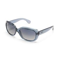 Ray-Ban Rectangle Sunglasses With Logo Women sunglasses Blue RB4101659278 58,Blue