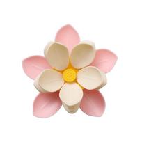 Flower Magnetic Sealing Clips Multi‑Petal Snack Bag Sealer Clips Reusable Refrigerator Magnet Food Package Storage Clips rožinė