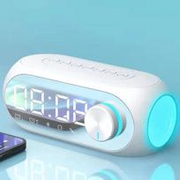 FM Radio Wireless Bluetooth Speaker Alarm Clock Bedside Clock New Wireless Sound Box balta