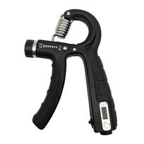 1Pc Adjustable Grip Strength Trainer 100Kg Smart Counting Hand Grip Strengthener Forearm Workout Finger Exercise Stress Relief 2 black