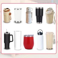 Premium Lily 316 Stainless Steel Insulated Coffee Cup - Simple, Portable, Large Capacity, Customizable 600ml/20oz beige