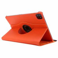 For iPad Air Pro 13 12.9 Case 360 Rotating Leather Stand Cover For iPad Pro 12 9 inch Cases Funda Capa iPad 12.9 2021 5st oranžinė