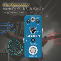 Rowin Gitara Harmonizatorius Pedalas Skaitmeninis Efektas Pedalas Harmonija Harmonija Pikio Keitiklis Tikras Bypass Elektrinei Gitarai Bosui Stax 3807 blue