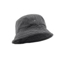 Solid color fisherman hat, street style vintage bucket hat One size fits all gray
