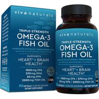 Viva Naturals Omega 3 Fish Oil 90 Tablets 1 pcs