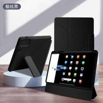 Magnetic Detachable Folio Case Redmi Pad 2 Pro K SE With 720 Rotation Stand Triple Fold Smart Sleep Tri-Fold Redmi Pad SE 11in gray