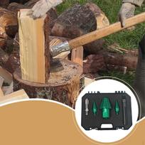 Malkų skaldymo rinkinys, efektyvus, tvirtas kūginis grąžtas Square Handle