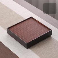Chinese Bamboo Tea Tray Water Storage Kung Fu Tea Set Simple Rectangular Serving Trays Tea Storage Store Up Water Tray gray