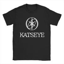 Men's KATSEYE Logo T Shirts  Pure Cotton Clothing Fun Short Sleeve Crewneck Tee Shirt Plus Size T-Shirts L gray