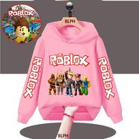 Vaikiškas džemperis su „Roblox“ personažų spaudiniu, madingas ir patogus megztinis berniukams ir mergaitėms, idealus „Roblox“ gerbėjams 140 pink