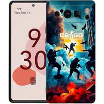 Phone Case Cover for Google Pixel/9/8/7/6/7A/6A/Pro Shockproof Soft TPU 9/Pro/XL Shell Capas Funda Counter Strike CS GO Hot Game Pixel 7 blue