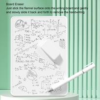 A4 Magnet Writing Board Local Erasable Whiteboard for Drawing Note Taking Sketching Borderless White Background Black Word 0.8mm Pen Tip white