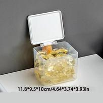 Plastic Laundry Pods Container Large Capacity Storage Bins New Storage Box  Scent Beads Organizer S white