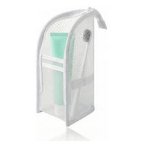 Standing Mesh Toiletry Bag Portable EVA Waterproof Travel Foldable Toothbrush Cosmetic Organizer Women Bathroom Storage Pouch balta