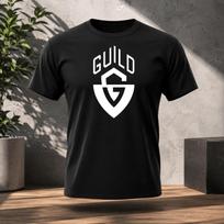 Guild Guitar Shirt, Vintage Guitar Player Tee, Acoustic Guitar Lover Gift, Musician T-shirt Mens Kids Womens, Unisex Graphic Tee 120 black