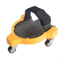 Kneeling Cart Cushioned Creeper LowProfile Knee Pads with Wheels for Tilers, Mechanics, geltona