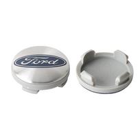 4Pcs 54mm For Ford Fiesta Mk7 Focus Mk3 F150 Mondeo C-Max Fusion Ranger Escort Kuga Mustang Car Y36 Wheel Center Hub Cap Badge Cover gray
