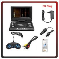 7,8 colio nešiojamas namų automobilio DVD grotuvas VCD CD MP3 HD DVD grotuvas Analoginis televizorius USB SD kortelės RCA žaidimų LCD 16:9 Pasukite EU juoda