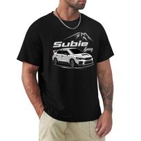 White Subie Gang Tshirt Simple Trendy Casual Tshirt 4XL black