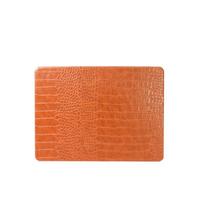 Slim PU Laptop Case MacBook Air 13 13.6 14.2 Pro 14 Inch Protective Shell Black Red Orange MacBook Air 13.6 2022 M1/M2 Models orange