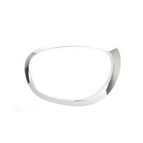 For  BMW Mini Cooper Countryman F60 2017- Chrome Headlight Ring Bezel Trim Surround Cover Left Right 51137388117 51137388118 Left white