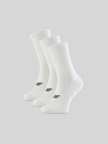 4F Ilgos kojinės (3-pack) vyriškos - baltos 39-42
