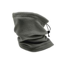 Unisex Fleece Kaklo Bandana Kaklo Šildytuvas Žieminis Vėjui Atsparus Moterims Vyrams Dviračių Bėgimo Vamzdelio Šalikai Minkštai Pusės Veido Dangai pilka spalva