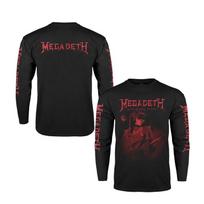 Sunkiojo Metalo Gigantai Kritikuoja Metalo Megadeth Punk Rock Amerikietiškas Ilgomis Rankovėmis T-shirt Rudens Vyriškos Mados Viršutinė Dalis L black
