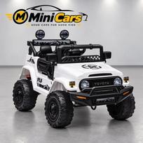 Toyota FJ 4x4 — baltas | Vaikiškas elektromobilis · Sandėlio išpardavimas