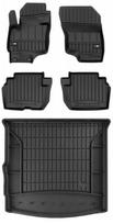 Set 3D Rubber Mats Mitsubishi Outlander 3 Phev From 2015-