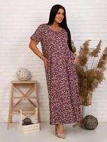 Medvilninė suknelė maxi 6XL gray