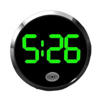 Touch-Activated Car Dashboard Clock LED Time Display Mini Digital Clock Simple Novelty Luminous Car Clock green