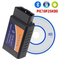 ELM327 Bluetooth V1.5 PIC18f25k80 Chip Diagnostic tool J1850 elm 327 V 1.5 for OBDII OBD2 vehicle android Torque OBD Scanner For Android