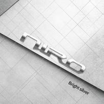 Metalo 3D For KIA NIRO Logotipas GT Line Elektrinė Transporto Priemonė Automobilio Stilius Galinės Bagažinės raidės Emblema Lipdukas Auto Aksesuarai white