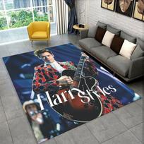 madingas Harry Styles dainininko žvaigždės kilimas kilimėlis miegamojo svetainės sofos žaidimų kambario įėjimo kilimėlis namų dekoras, vaikų zonos kilimėlis neslystantis 100x150cm gray