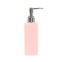 250 ml skysto muilo dozatorius, daugkartinio naudojimo pompa, kvadratinis vonios aksesuaras, šampūno ir kondicionieriaus indelis, grožio salonui silvery rožinė
