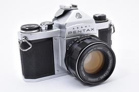 [USED] Asahi Pentax S2 SLR Film Camera w. Super Takumar 55mm f/1.8, Near Mint, From JAPAN